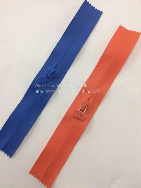 #5 Nylon Waterproof Zipper With Special Slider Close End