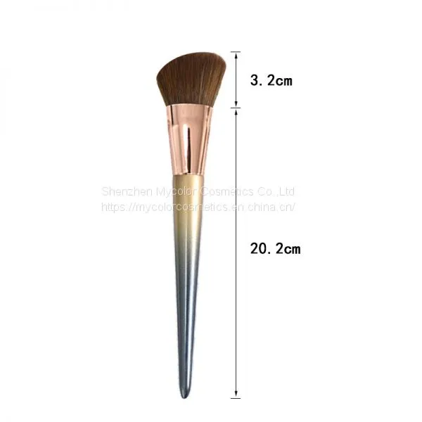 OEM Customized Makeup Brush Contouring Brush Foundation Brush Powder Brush Blush Brush Gradient photo-2