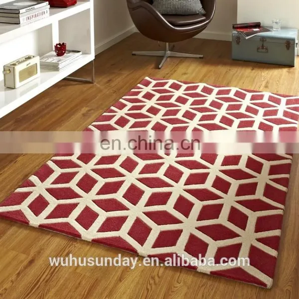 Chinese Polyester Hand Tufted Carpet Rugs Handmade Polyester Carpet photo-3