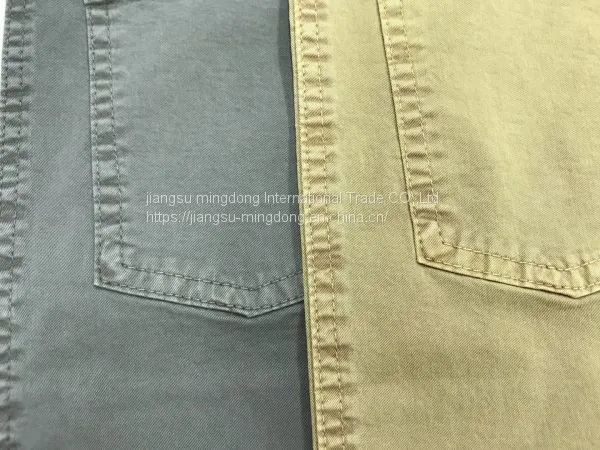 97%Cotton 3%Spandex Slub Twill Fabric photo-2