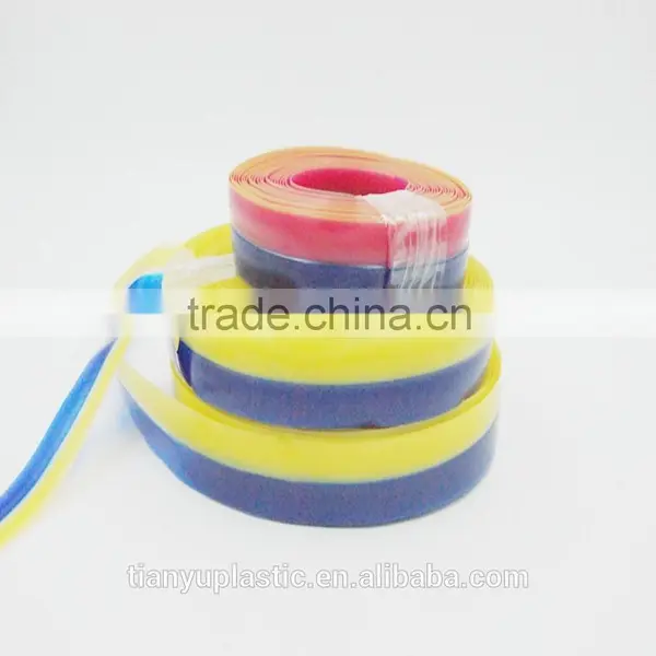 Double Color Transparent PVC Plastic Flat Strip for Light and Other Decoration photo-6