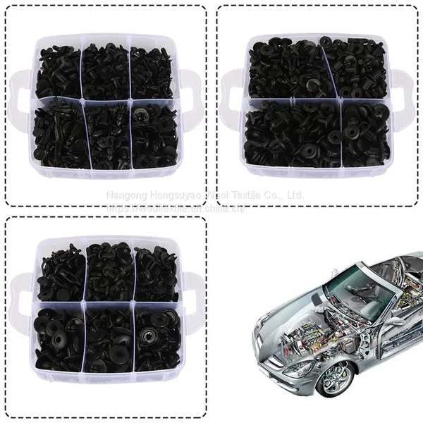 620pcs Car Bumper Fender Mixed Fastener,Plastic Expansion Screw Rivet Clip photo-4