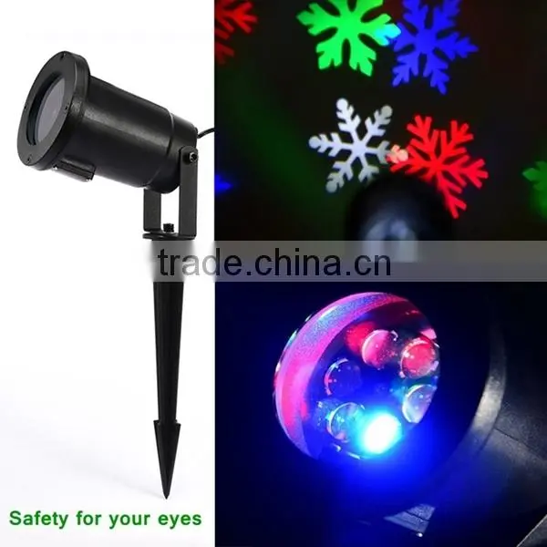 Snowflake Moves Automatically, Landscape Lighting, Party Light Wall Decoration Light, Party Light HNL375 photo-2