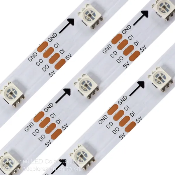 Digital Led Strip 30leds/m Led Light Strip LC8823 White PCB HD107S photo-2