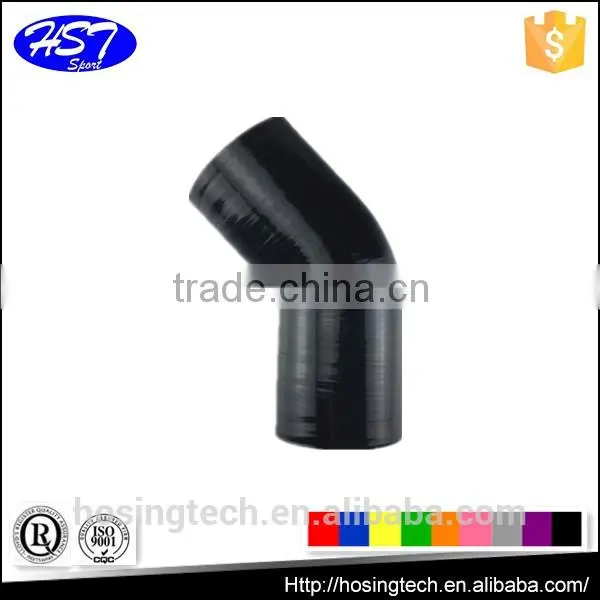 Large Diameter Flexible High Temperature Automotive 45 Degree Elbow Silicone Hose photo-3