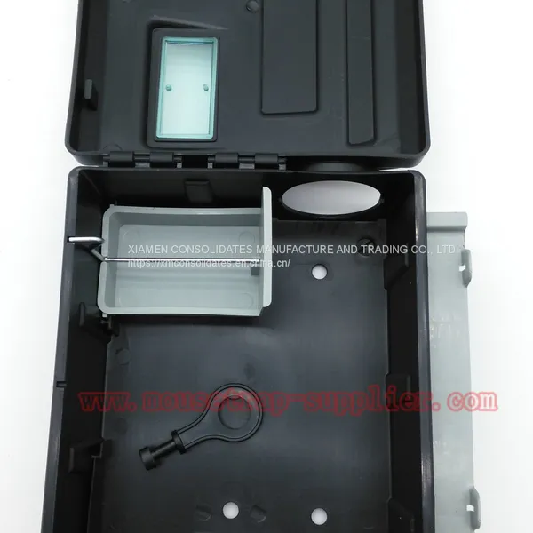 Reusable Plastic Mouse Rodent Control Trap Rat Box Bait Station With Key photo-3