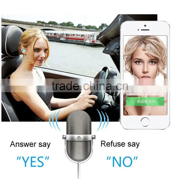 Hot Sale !!! Wireless Bluetooth Earphone / Stereo Mini Wireless Invisible Bluetooth Earphone Headset for Mobile Phone photo-4