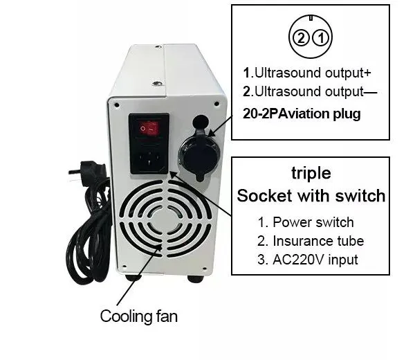 FanYingSonic 28KHz 40Khz Ultrasonic Generator 200W Adjust Timer Power For Ultrasound Cleaner Machine photo-2