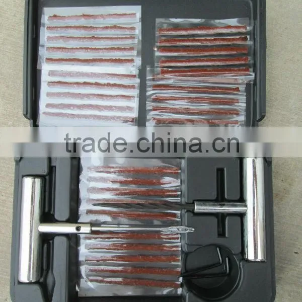 Tubeless Tire Repair Kit 34 Piece Tire Plug Heavy Duty in Case
