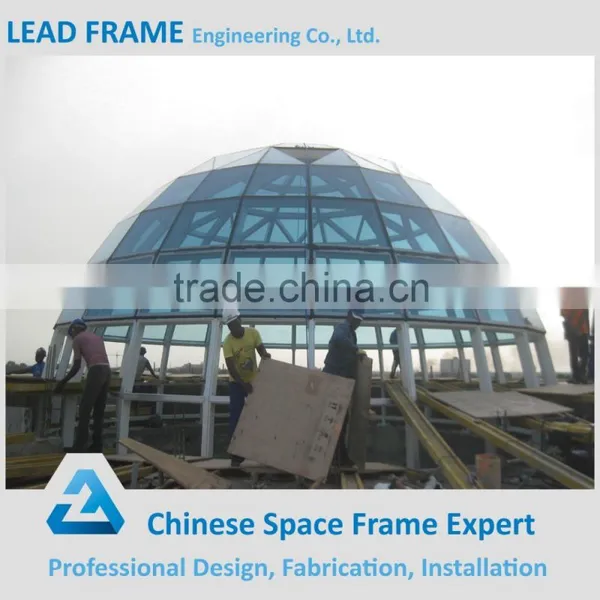Beautiful Steel Space Truss Space Frame for JIS Building Glass Dome photo-4