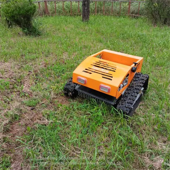 Tracked Remote Control Lawn Mower, China Remote Controlled Brush Cutter Price, Slope Cutter for Sale