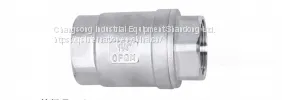 2 Piece/3 Piece Vertical Check Valve Threaded Connection
