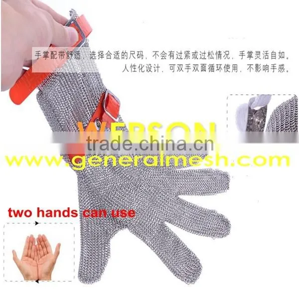 Stainless Steel Ring Mesh Gloves for Cutting Resistance ,304,316 | Generalmesh photo-3