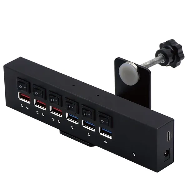 AOTECH OEM Customized 6 Port Usb 3.0 Hub photo-4