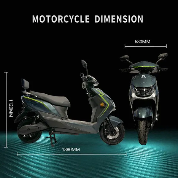 1200W Electric Scooter 60kmph XK photo-3