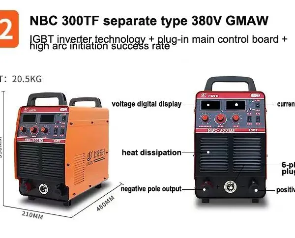 Shanghai Donsun Mig Mag IGBT NCB-300T/300TF Welding Machine photo-5