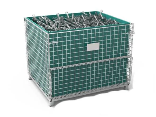 Factory Price Foldable Wire Mesh Metal Pallet Folding Warehouse Lockable photo-3