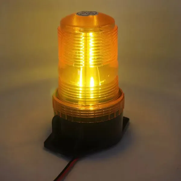 Electric Forklift Parts LED Safety Strobe Warning Beacon Lamp 10V-80V Construction Flashing Emergency Light photo-2