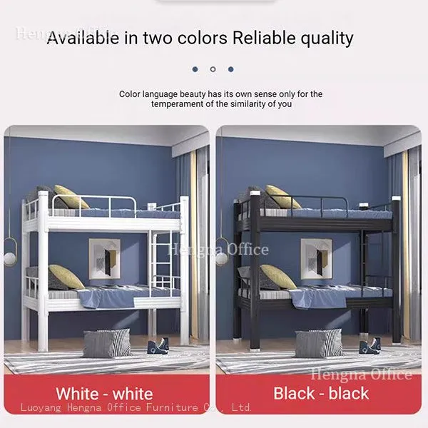 Zero Formaldehyde Heavy Duty Metal Bunk Bed-Twin/Full Size for Two Kids/Adults, Industrial Chic Space Saving Bed for Loft Apartment Furniture Retail photo-4