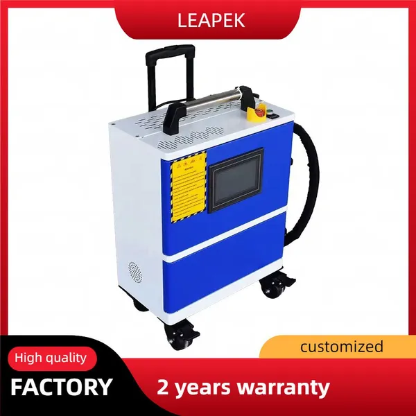 200w Suitcase Pulse Laser Cleaning Machine Laser Gun for Rust Cleaning Portable Concrete Cleaning