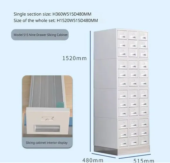 Combien de lames un cabinet peut-il stocker ? | Armoire de stockage de lames de microscope haute capacité pour usage en laboratoire et en pathologie