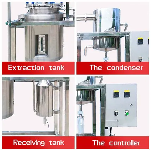 Lemongrass Essential Oil Extracting Equipment Extractor Machine Distillation Machine Plant Essence Distiller photo-3