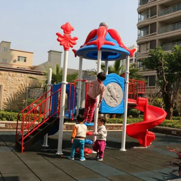 Large Outdoor Slides for Kindergartens, Slides for Parks and Residential Areas, Children's Swing Sets and Plastic Climbing Sets photo-2