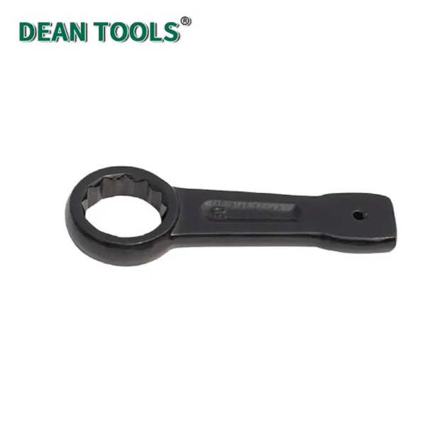 45# Steel Striking Box Wrench Size 17*150 Mm,Extra Wide Strike Zone Slogging Ring Spanner Corrosion Resistant Rust Resistant photo-2