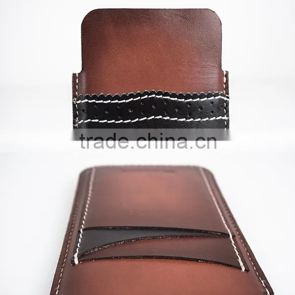 Fading Color Genuine Leather Mobile Phone Tube for IPhone 6/6plus for Women/Lady photo-6