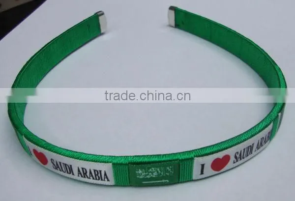 I Love SAUDI ARABIA Hair Hoop,fashion Hair Bands,popular Sport Fans Product