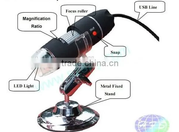 Factory Supply 2.0MP 500X Usb Digital Microscope/usb Microscope photo-6