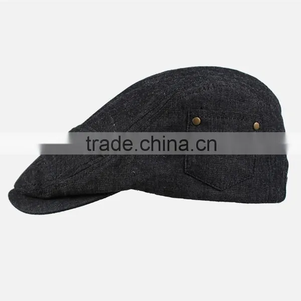 Most Fashion Plain Custom Peaked Cap Factory Wholesale photo-4