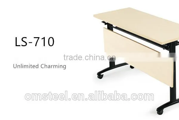 Office Furniture Steel Metal Folding Table for Training Meeting photo-2