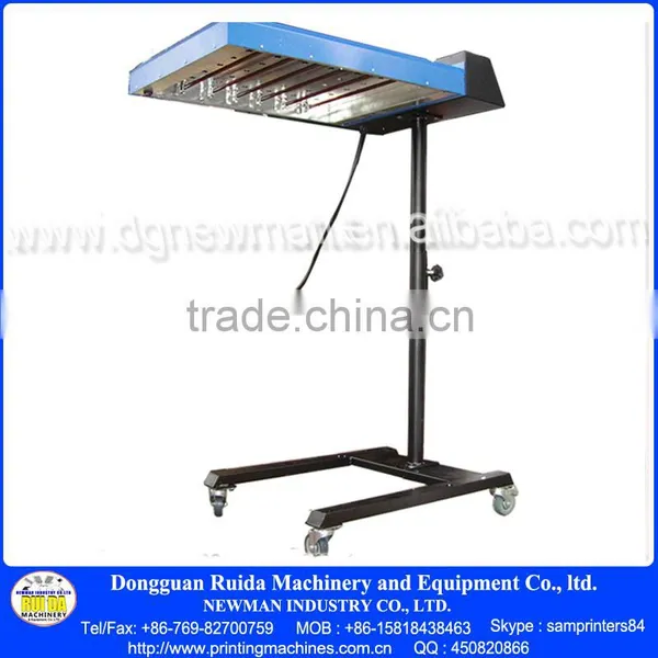 Full Set Manual Floor Standing Double Carousel 6 Color 6 Print Bed Screen Printing Equipment photo-3