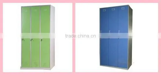 Colorful Storage Locker, Wardrobe Closet Locker , Steel Wardrobe