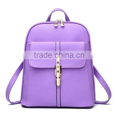 Leisure Shoulder School Backpack Korean Women Fashion Bag photo-4