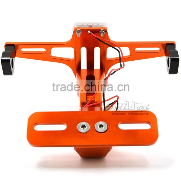 BJ-LPL-039 Recommended Universal Street Bike Aluminum License Plates Bracket With LED photo-3