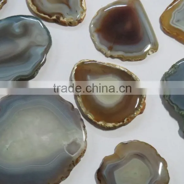 Banded Striped Botswana Agate Slices Loose Gemstones photo-4