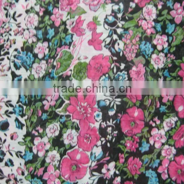 100% Polyester Skull Print Polyester Fabric