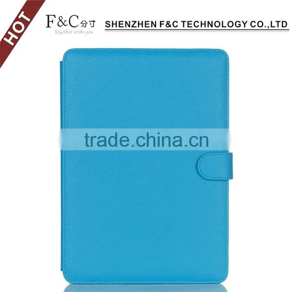 Shenzhen Handmade Deluxe PU Leather Material Folio Cover for Macbook Stand Case 11" 12" 13" 15" Compatible photo-2