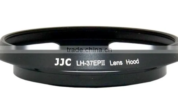 37mm Lens Hood JJC LH-37EPII BLACK Vented Lens Hood 37mm Metal Lens Hood for Olympus photo-4
