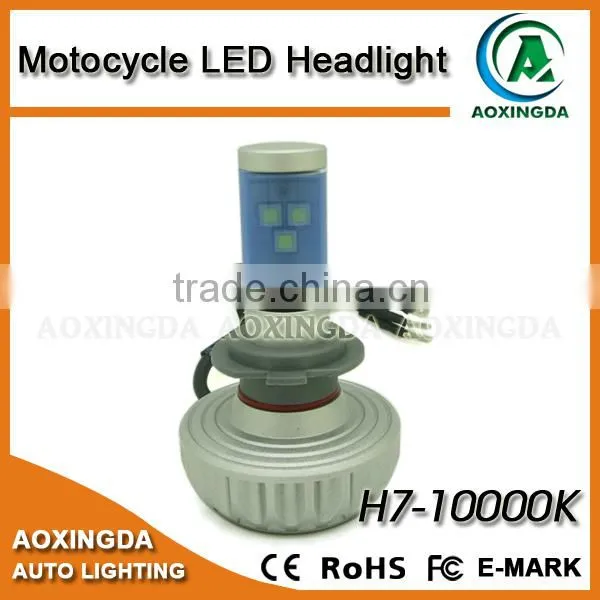 3000LM no Fan High Low Dual Beam G3S H4 H7 Cree LED Motorcycle Headlight photo-3