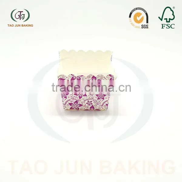 Disposable Square Paper Baking Cups for Cakes Tool photo-4