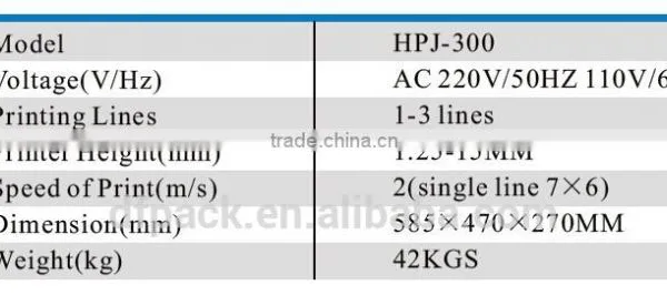 HP Series Inkjet Printer HPJ-300 photo-2
