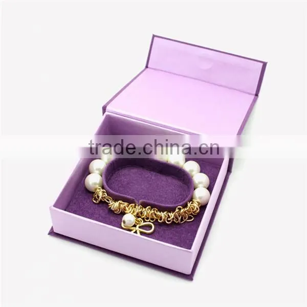 Custom Purple Recycled Cardboard Jewelry Box Ring Box photo-4