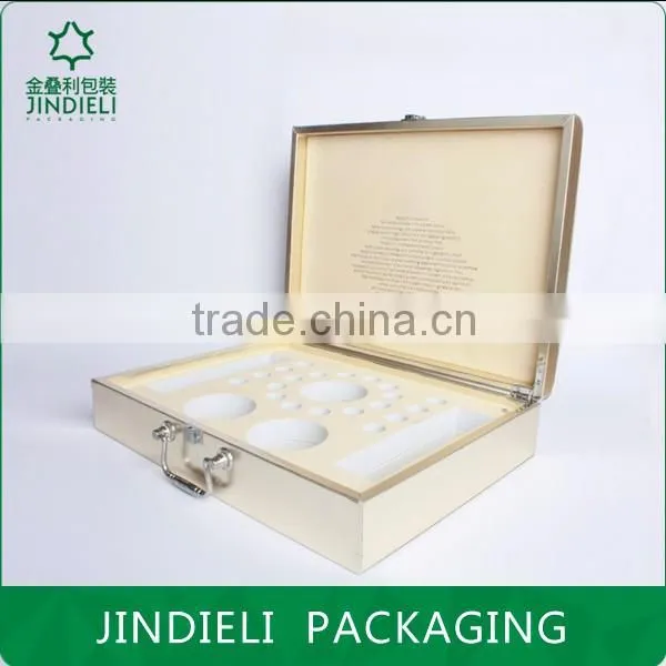 Top Sale Beauty Leather Cosmetic Box Packaging With Decorative Handle Quality Choice photo-4