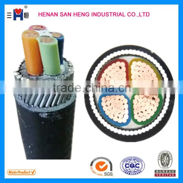 0.6|1kv Low Voltage High Quality Low Voltage 0.6/1kV Sigle Cores XLPE Insulated PVC Sheathed Armoured Power Cable photo-2