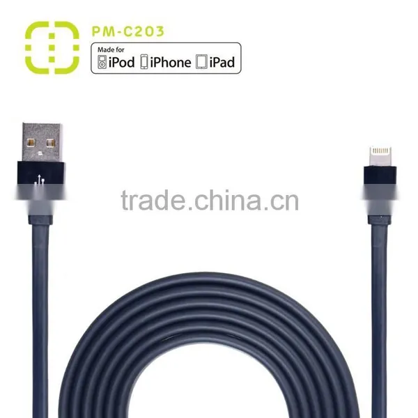 Customized Mfi Flat Charging Cable With ABS Housing photo-5