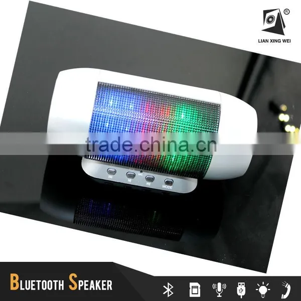 Colorful Portable Speaker Mini LED Light Bluetooth Speaker Good Quality Wholesale