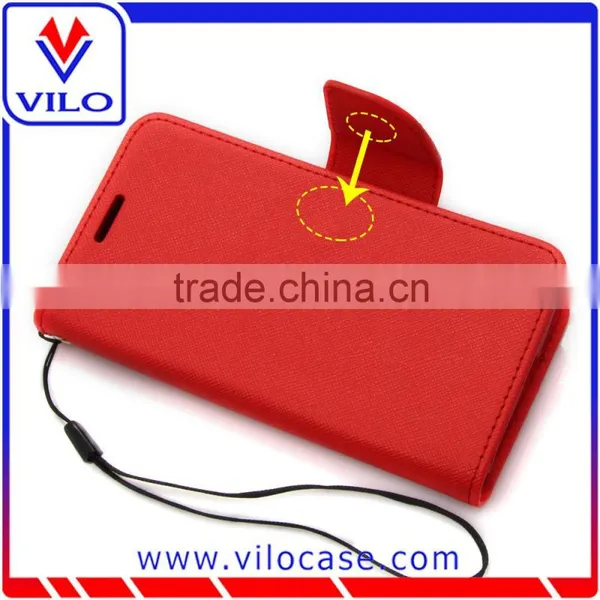 Flip Leather Wallet Case for LG Tribute 2 / LS665 photo-6
